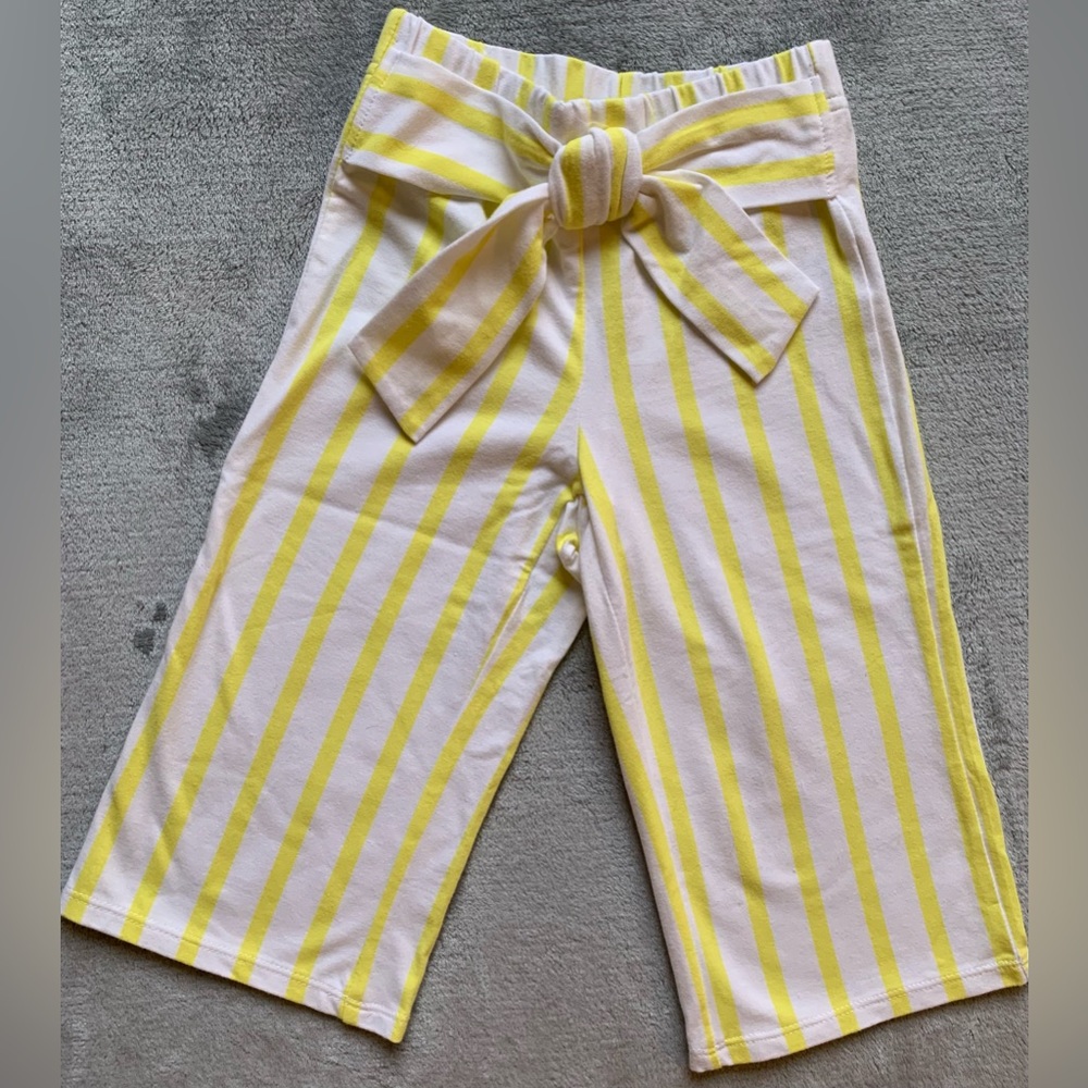 Janie and Jack Striped wide leg pant 2T